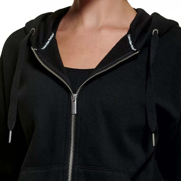 Calvin Klein Performance Women's Long-Sleeve Zip-Front Jacket - Picture 2 of 7